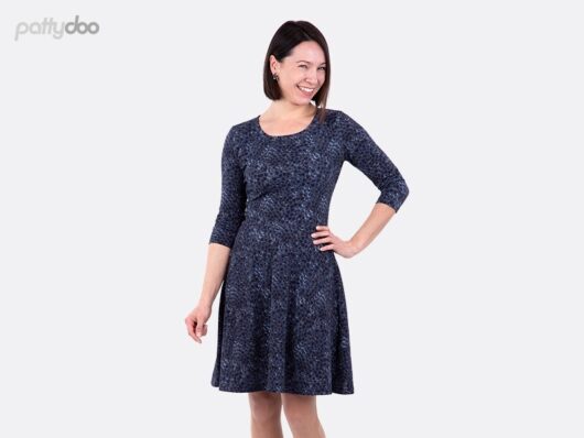 Schnittmuster "Ella" Classic Damen Jerseykleid Größe 32-54 by pattydoo – Bild 7