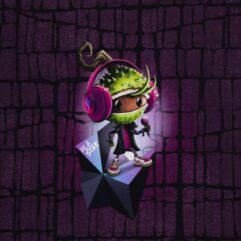 0,8m x 1,60m French Terry Chestnut Friends Star von Thorsten Berger