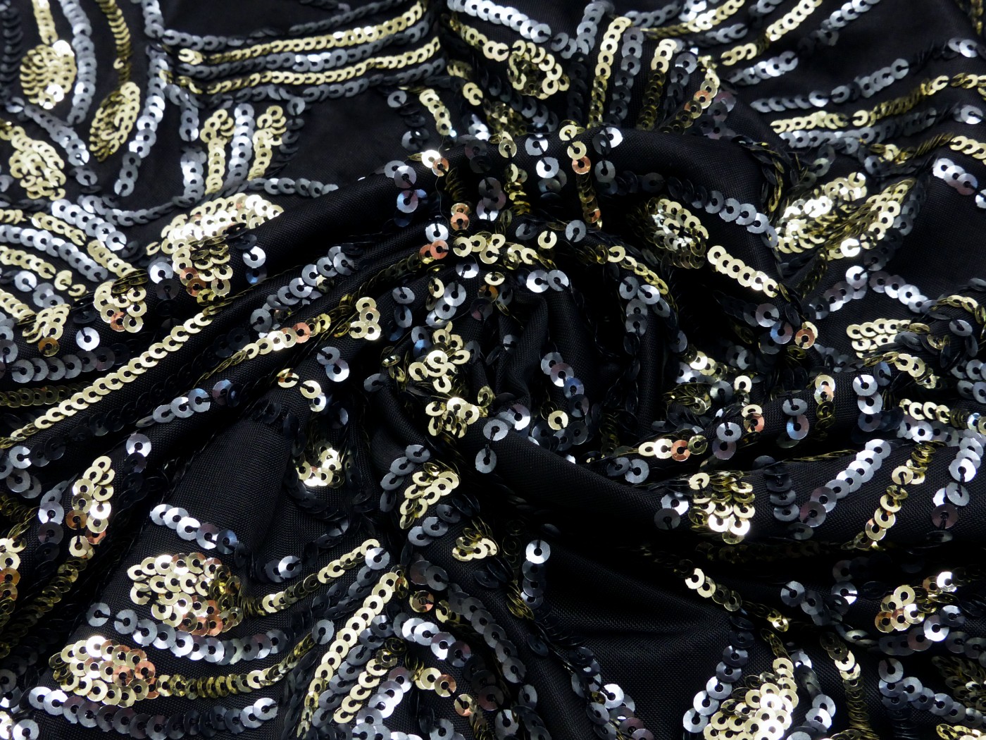 Vorbestellung 1m x 1,30m Pailetten 100% Polyester – Bild 3