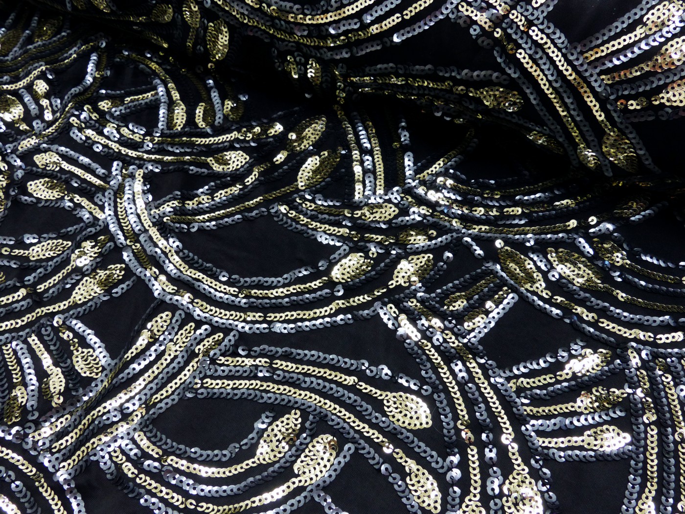 Vorbestellung 1m x 1,30m Pailetten 100% Polyester