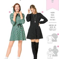 Schnittmuster Kleid Burda 6264 US 8-18 (Gr. 34-44) Deutsche Anleitung