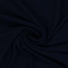 1 m x 1,55m Baumwoll Jersey Vanessa Dunkles Blau Blau Uni