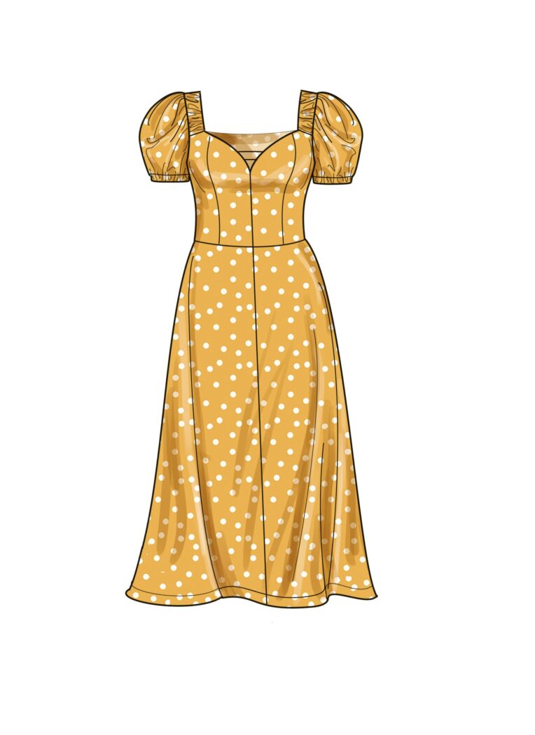 Schnittmuster Kleid Simplicity 9919 W3 US 30-38 (Gr. 56-64) Deutsche Anleitung – Bild 5