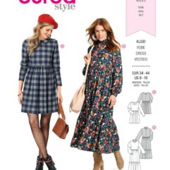 Schnittmuster Kleid Burda 6265 US 8-18 (Gr. 34-44) Deutsche Anleitung