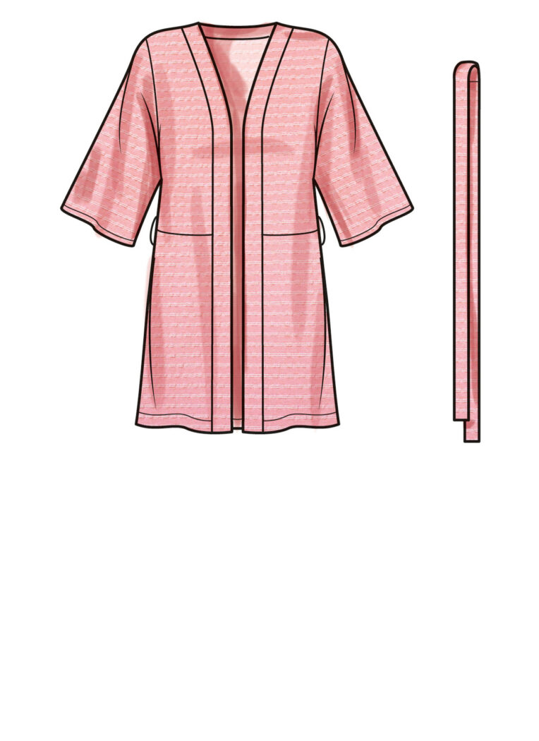 Schnittmuster Kaftan Simplicity S602 US 16-24 (Gr. 42-50) Deutsche Anleitung – Bild 9