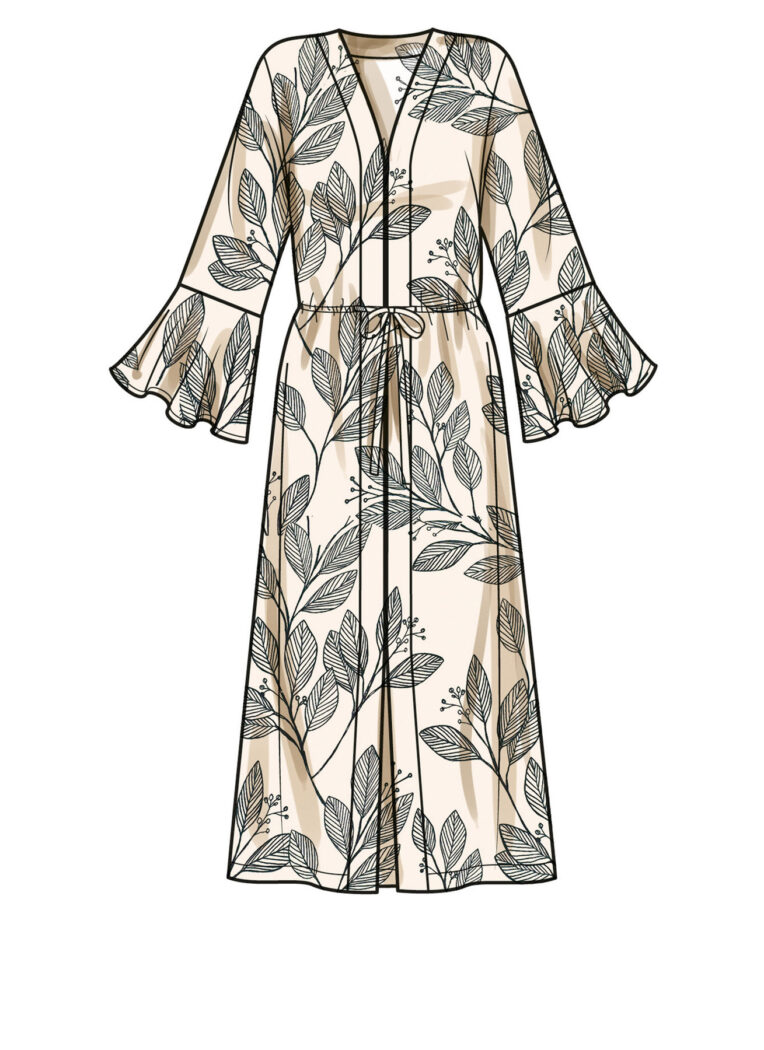 Schnittmuster Kaftan Simplicity S602 US 16-24 (Gr. 42-50) Deutsche Anleitung – Bild 6