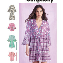 Schnittmuster Kaftan Simplicity S602 US 16-24 (Gr. 42-50) Deutsche Anleitung