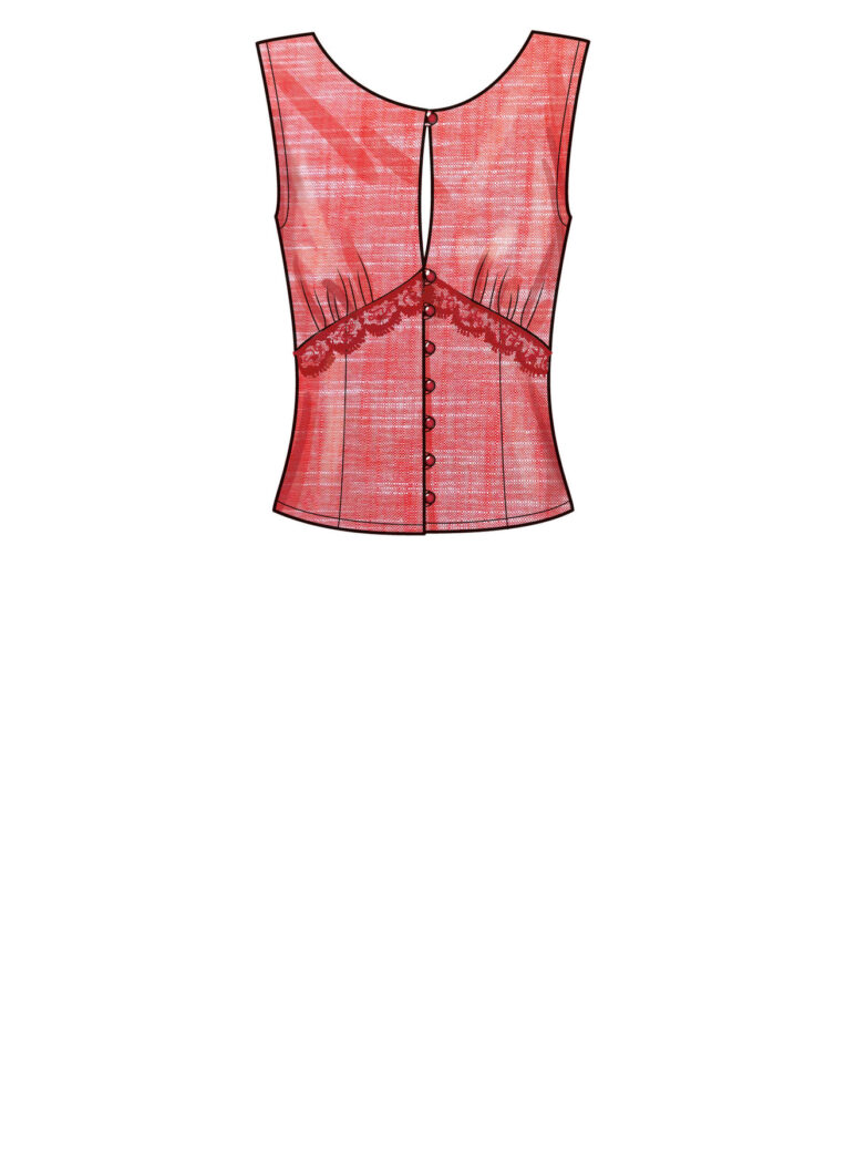 Schnittmuster Shirt S9606 H5 Simplicity US 6-14 (Gr. 32-40) Dt. Anl. – Bild 3