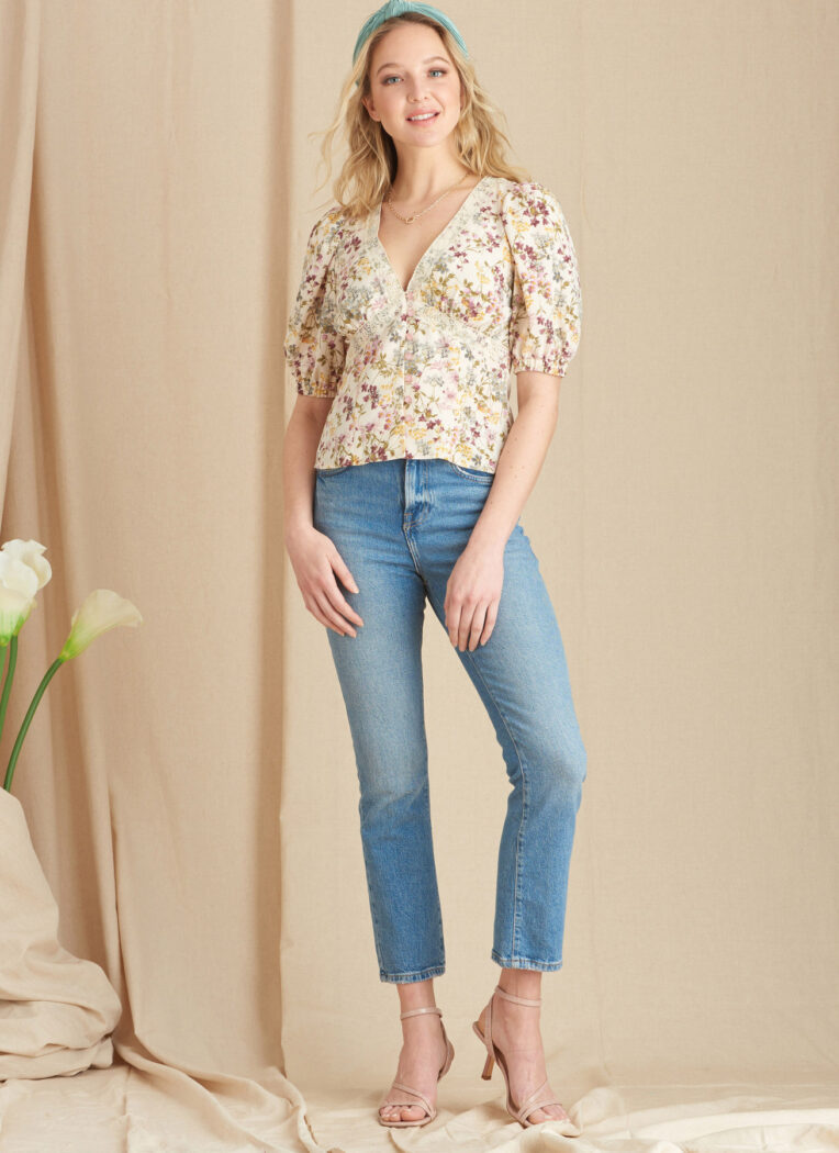 Schnittmuster Shirt S9606 H5 Simplicity US 6-14 (Gr. 32-40) Dt. Anl. – Bild 7