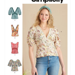 Schnittmuster Shirt S9606 Simplicity US 16-24 (Gr. 16-24) Dt. Anl.