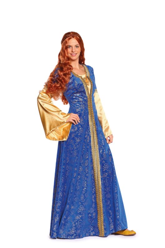 Schnittmuster Kleid & Haube Mittelalter Burda 7468 US 10-28 (Gr. 36-54) Dt. Anl. – Bild 4
