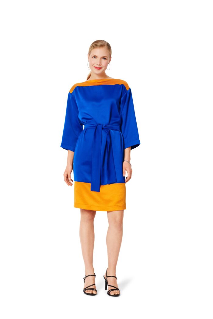 Schnittmuster Kleid Burda 5925 US 8-22 (Gr. 34-48) Deutsche Anleitung – Bild 6