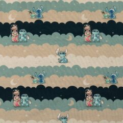 1 m x 1,52m Lilo & Stitch Mehrfarbig Baumwoll Jersey Meterware