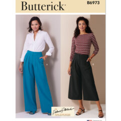 Schnittmuster Hose Butterick B6973 K5 8-16 (Gr. 34-42) Dt. Anleitung