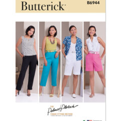 Schnittmuster Hose Butterick B6944 F5 16-24 (Gr. 44-52) Dt. Anleitung