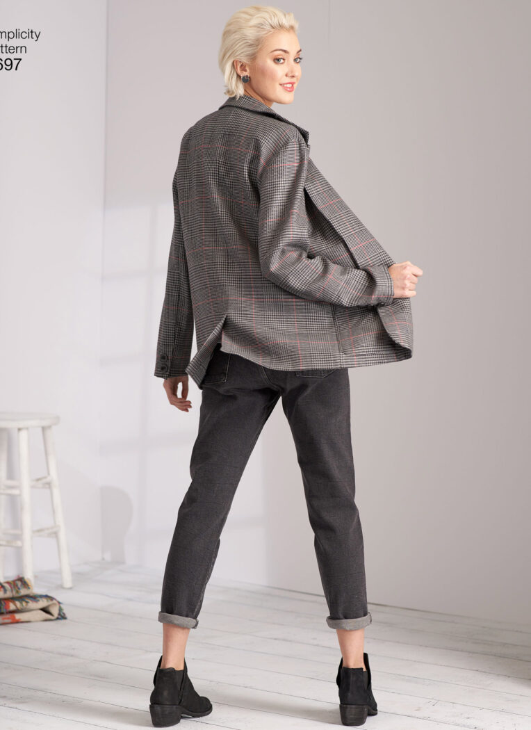 Schnittmuster Blazer Simplicity S8697 AA US 10-18 (Gr. 36-44) Deutsche Anleitung – Bild 4